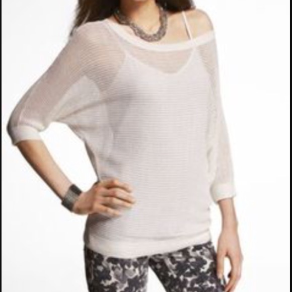 Express white sweater - Picture 2 of 2