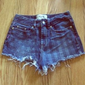 Victoria Secret Pink Denim Flag Shorts 🇺🇸