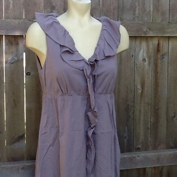 GAP Dresses & Skirts - Lavender sleeveless ruffle dress lilac purple