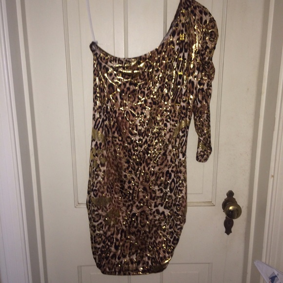 NWT leopard bodycon dress