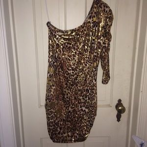 NWT leopard bodycon dress