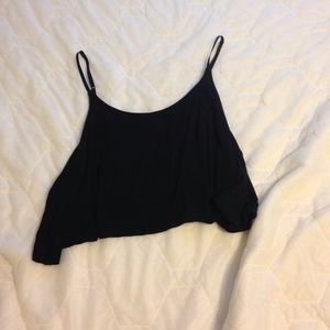 Black crop top