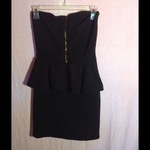 LBD peplum dress