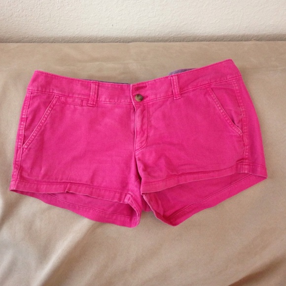 Hot pink shorts