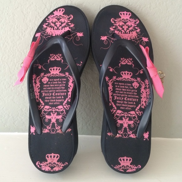🚫SOLD ON MERCARI🚫 Juicy Couture Flip Flops - Picture 2 of 4