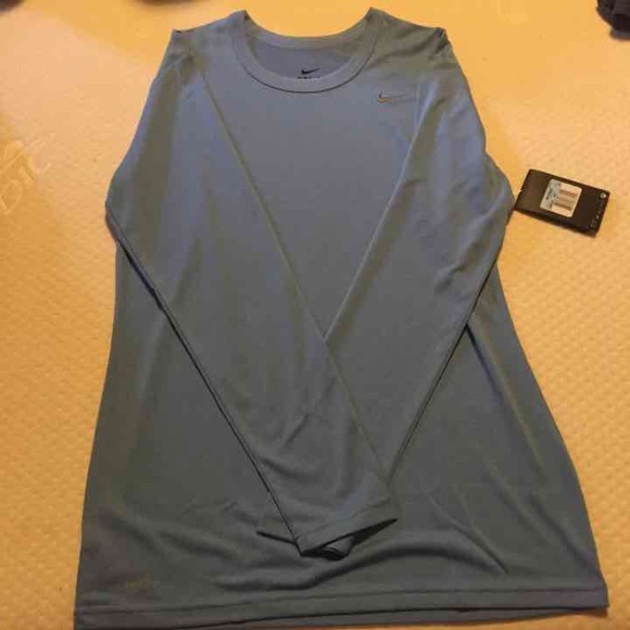 Carolina blue dri-fit long sleeve shirt