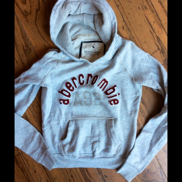 Abercrombie & Fitch Grey Hoodie Sz. M Medium