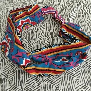 Large Handcrafted Tribal Print Headpiece