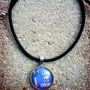 Lead me to the cross necklace