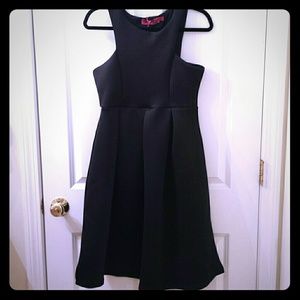 New Black scuba cut out dress