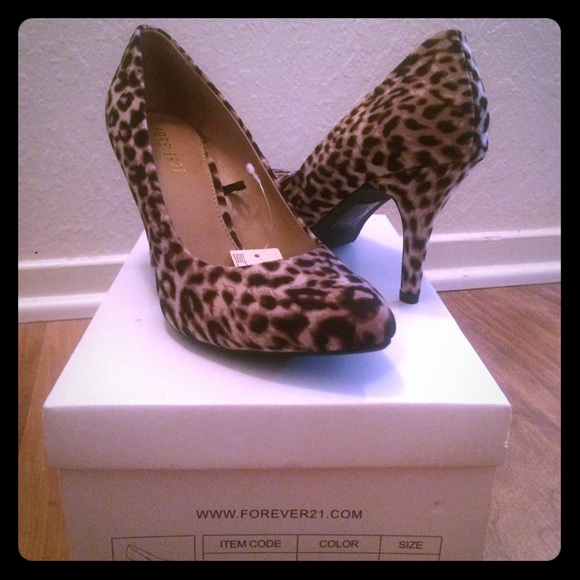 Leopard Print High Heels