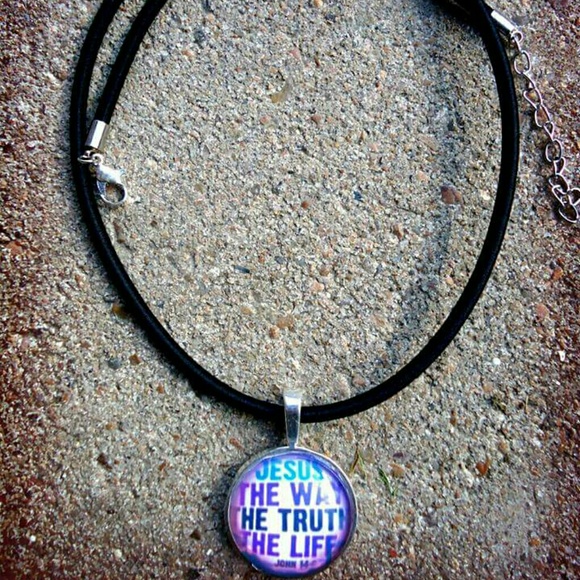 Jesus is the way necklace
