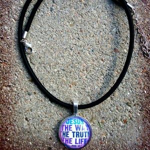 Jesus is the way necklace