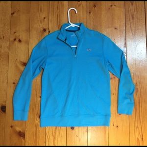 Vineyard vines blue quarter zip