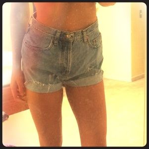 High waisted shorts