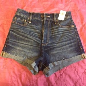 High waist shorts