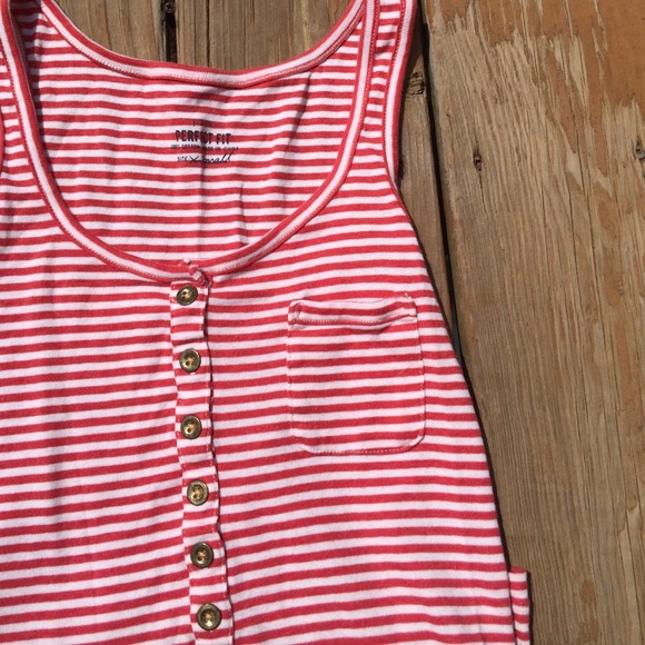 J. Crew 100% Cotton Perfect Fit Striped Tank