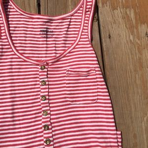 J. Crew 100% Cotton Perfect Fit Striped Tank