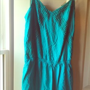 Teal romper !