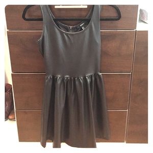 Black Forever 21 skater dress