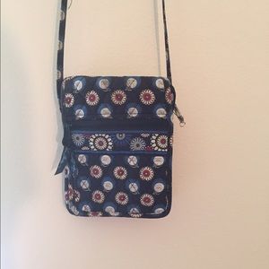 Vera Bradley Owl Print Cross Body Purse Retired