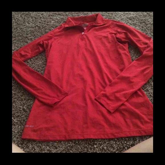 Nike pro combat red jacket