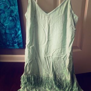 Boho fringe shift dress!!