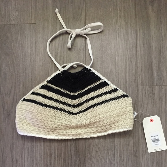 Billabong crochet halter bikini - Picture 1 of 1
