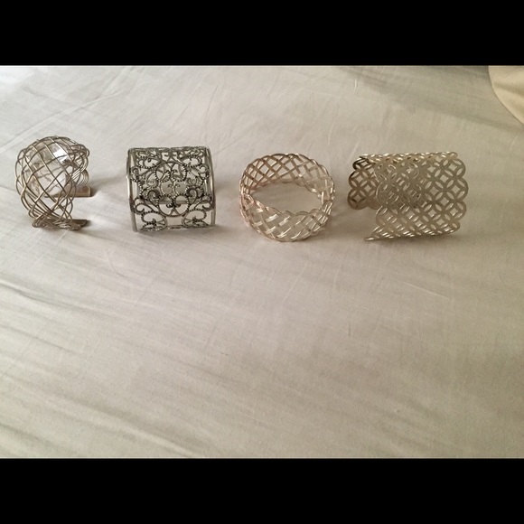 4 cuff bracelets