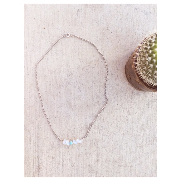 Turquoise and Moonstone Necklace