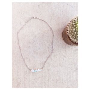 Turquoise and Moonstone Necklace