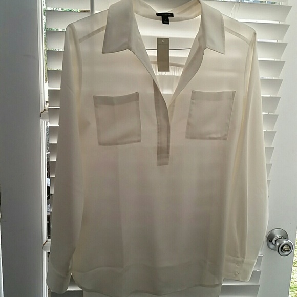 Cream blouse