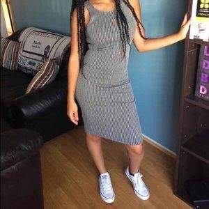 Comfortable Striped Dress