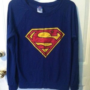 Superman logo sweatshirt *not HT*