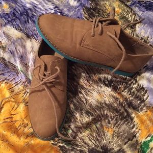 Tan Oxfords