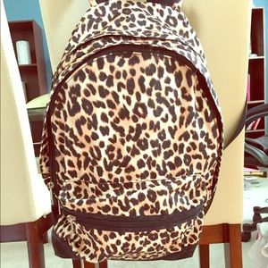 PINK Cheetah Backpack great condition