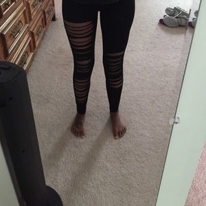 "ripped leggings"