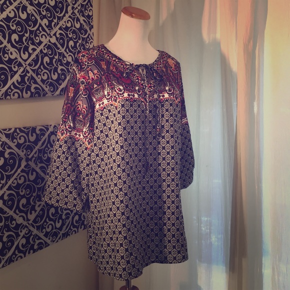 Ornate Knit Blouse