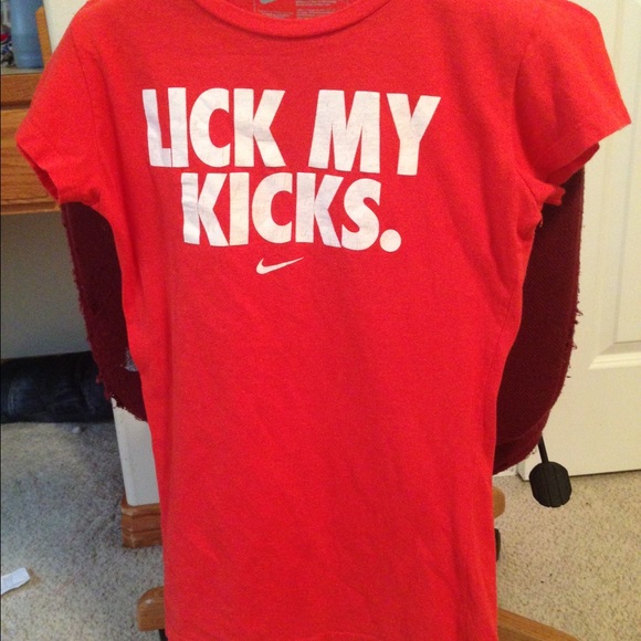 Orange/Red nike shirt