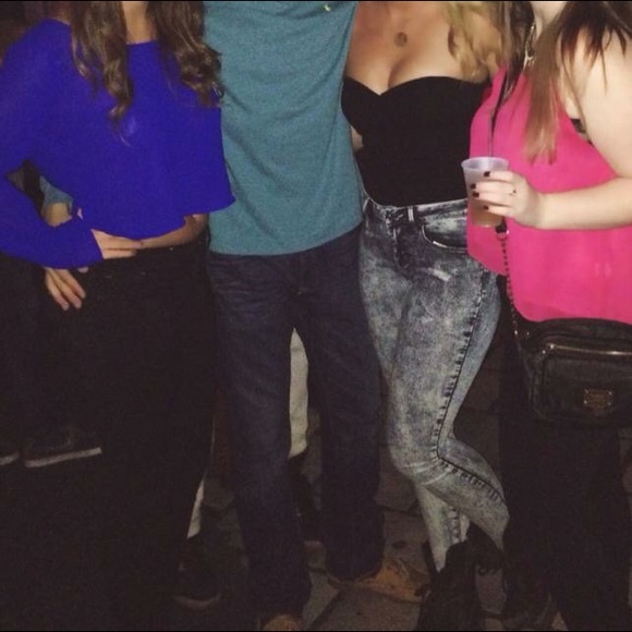 Acid wash jeggings - Picture 4 of 4