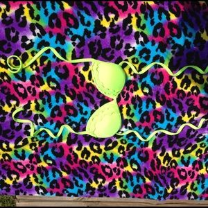 Lime green bikini top