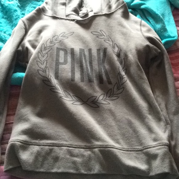 PINK Victoria's Secret Sweaters - A grey pink pullover