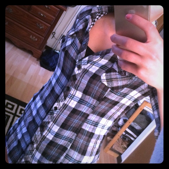 Two Plaid Button Ups