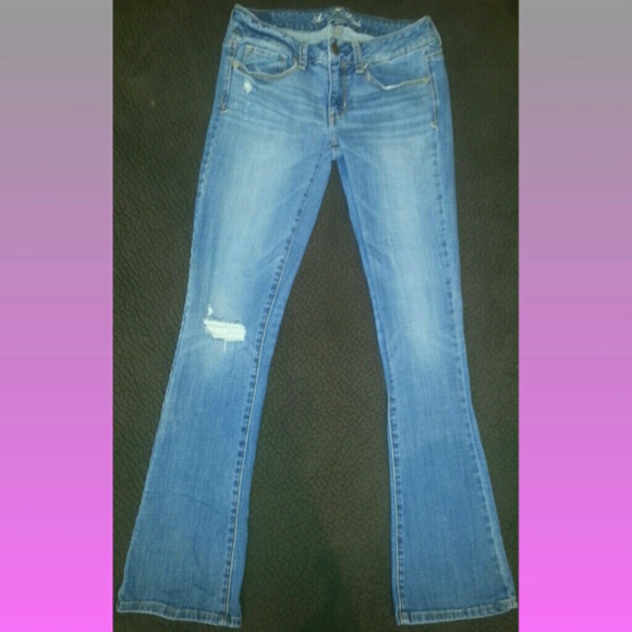 ⚠SOLD⚠Sequin AE Sexy Skinny Kick Jeans 💕 - Picture 3 of 3