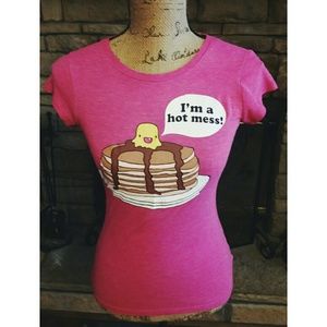 Cartoon Pancake & Butter Top