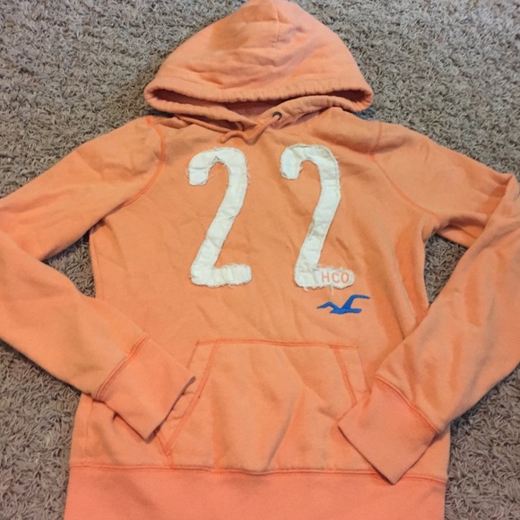 Orange Hollister sweatshirt
