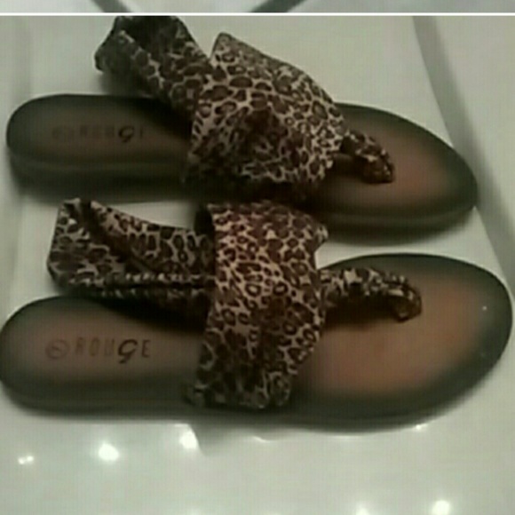 Shoes - Cheetah print sandals