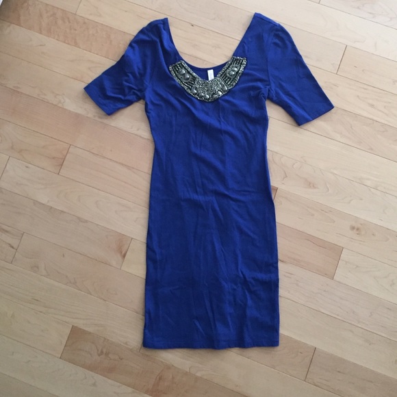 Blue dress