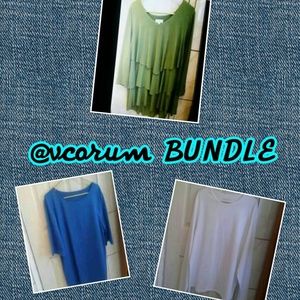 Susan Graver 3 shirt bundle