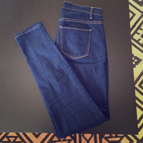 High waisted, Dark Wash Jeans